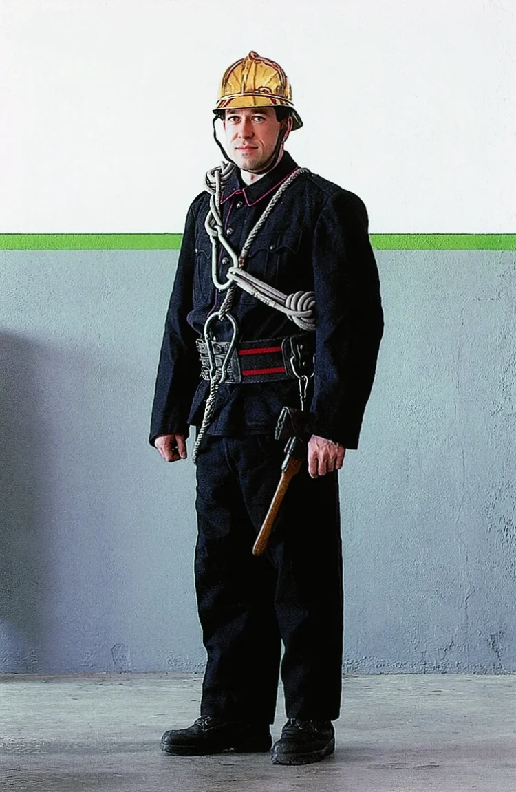 Brandschutzbekleidung um 1900