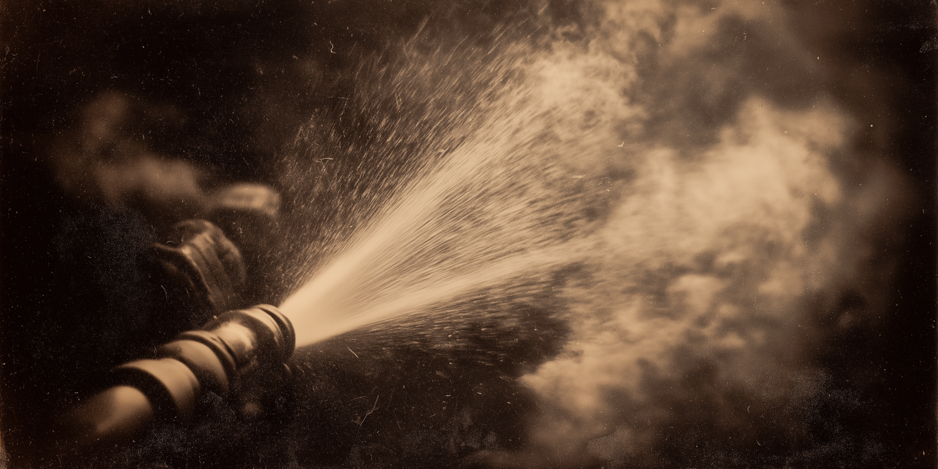 Feuerwehrschlauch Aus Alten Zeiten Ki Bild